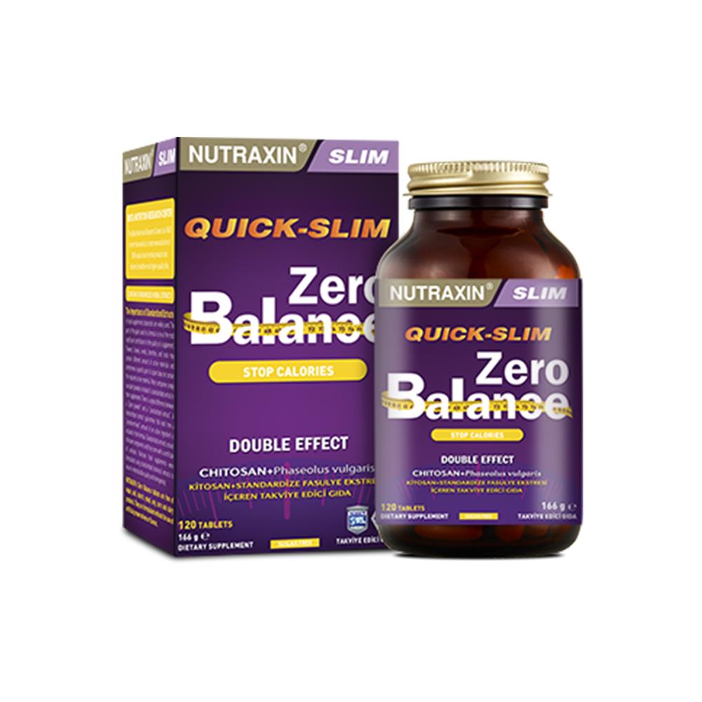 Nutraxin Quick Slim Zero Balance 120 Tablets